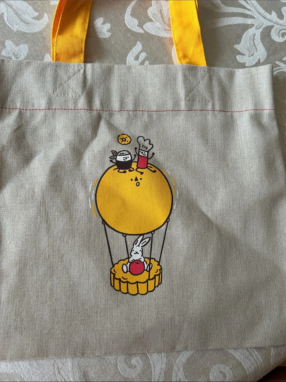 Small Kids Tote Bags with Cute Bunny Print